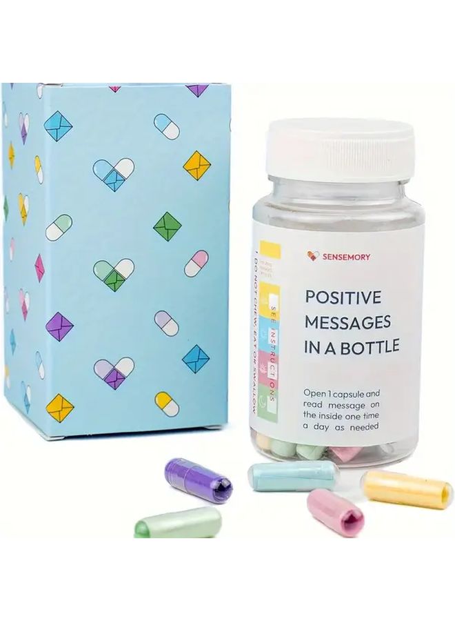 معلومات إيجابية ملهمة زجاجات رسائل تخفيف القلق بطاقات تأكيد ذاتي للعناية بالنساء - Image 2