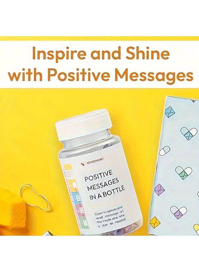 معلومات إيجابية ملهمة زجاجات رسائل تخفيف القلق بطاقات تأكيد ذاتي للعناية بالنساء - Image 5