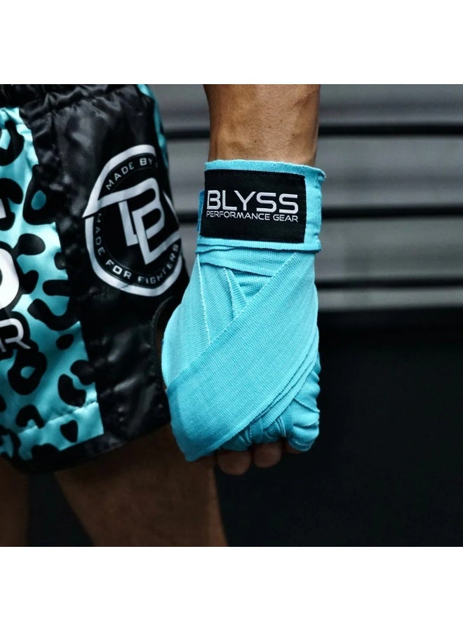 BLYSS Performance Gear Handwraps STAR Electric Blue - Image 3