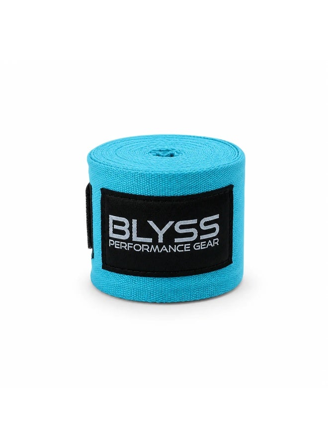 BLYSS Performance Gear Handwraps STAR Electric Blue - Image 2