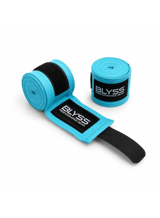 BLYSS Performance Gear Handwraps STAR Electric Blue - Image 1