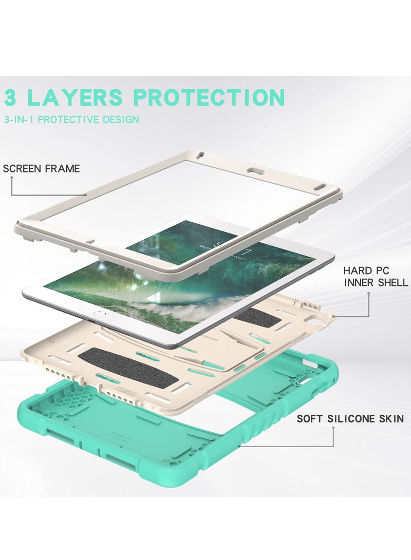 GULFLINK Gulflink Protective Back Case Cover for Apple iPad 2018/2017/Pro/Air2 9.7inch mint green - Image 5