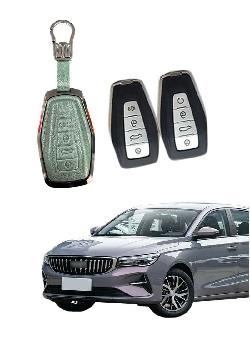 GEELY  Suitable for Geely automobile key protector, which perfectly wraps and protects automobile keys. It is wear-resistant, simple, elegant, fashionable and beautiful. - Image 1