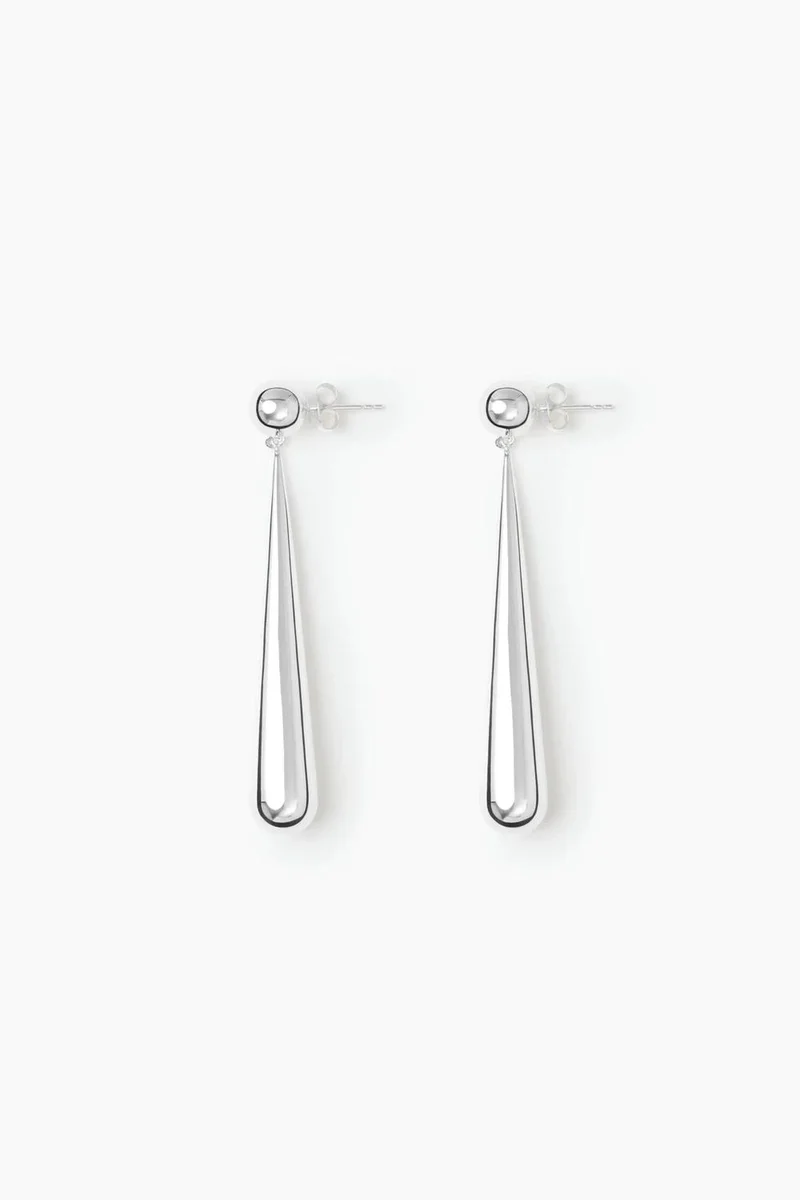 LIE STUDIO Lustrous Beaded Drop Earrings