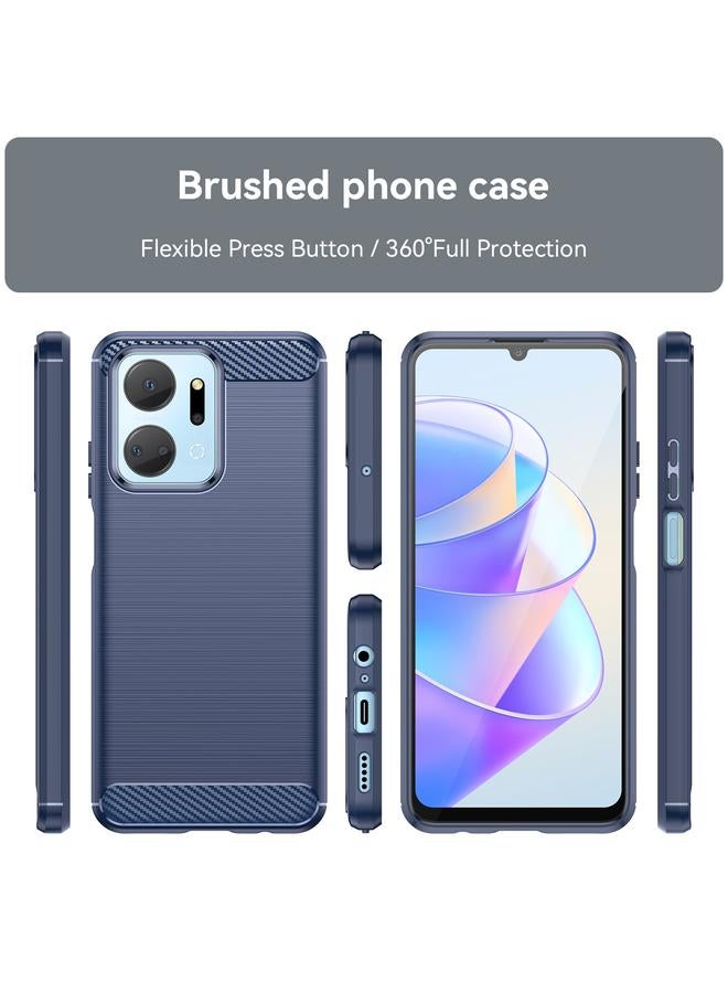 S-TOP Case For Honor Play 40 Plus Brushed Texture Carbon Fiber TPU Phone Case - Image 2