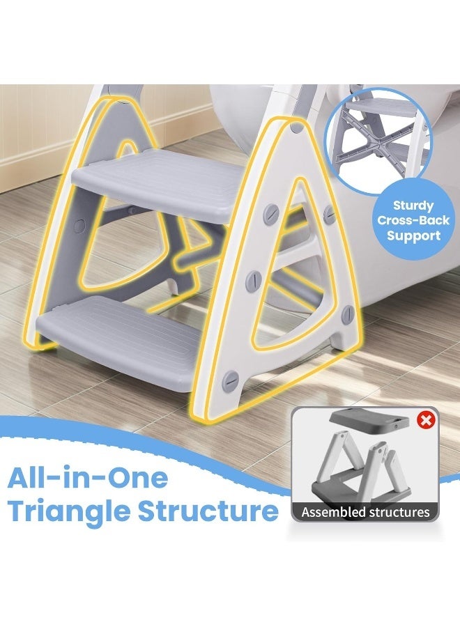 PRIMLECT Potty Training Toilet Seat with Step Stool Ladder - Image 2