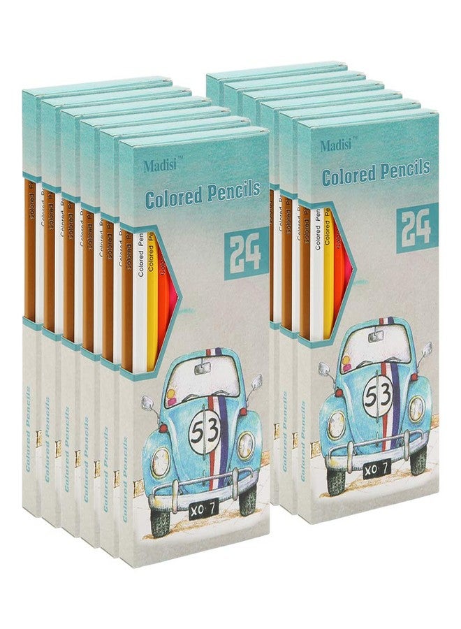 Madisi Colored Pencils Bulk - Pre-Sharpened - 12 Packs of 24-Count - 288 Colored Pencils for Kids - Image 1