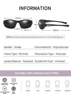 Polarized Sports Sunglasses Men Women TPEE Frame for Men's Sun Glasses Lightweight Eye Sunglasses Accessories UV400 Protection Shades for Cycling Driving Travel - pzsku/ZB01424A35D5464B0D312Z/45/_/1723799148/ad1c9518-8d42-4115-ab6e-c8a9b01eaeb3