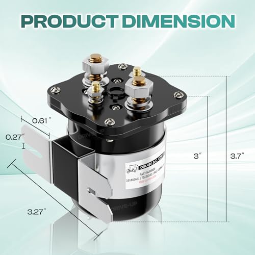 Drive-up 48 Volt 4 Terminal Solenoid for Club Car 101883601, EZGO 73231G01, Yamaha JR1-H1950-00 - Image 5