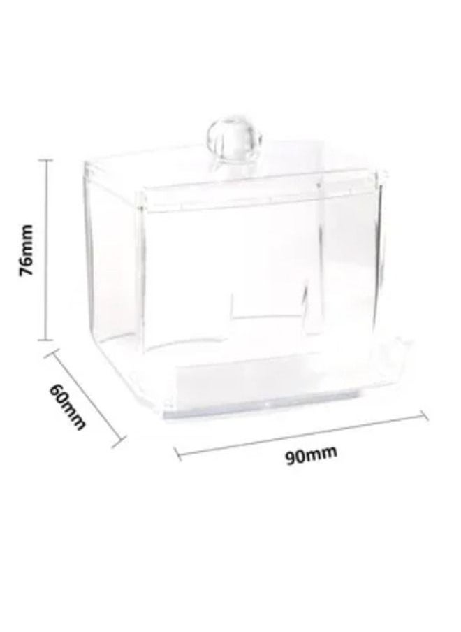 NKX Transparent Makeup Cosmetic Container Storage Holder Box  - Image 2