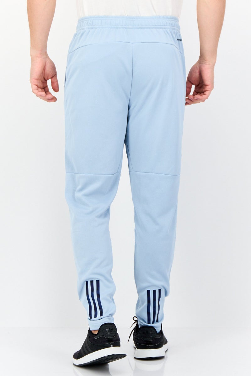 Adidas Men Sportswear Fit Training Sweatpants, Light Blue  - Image 4