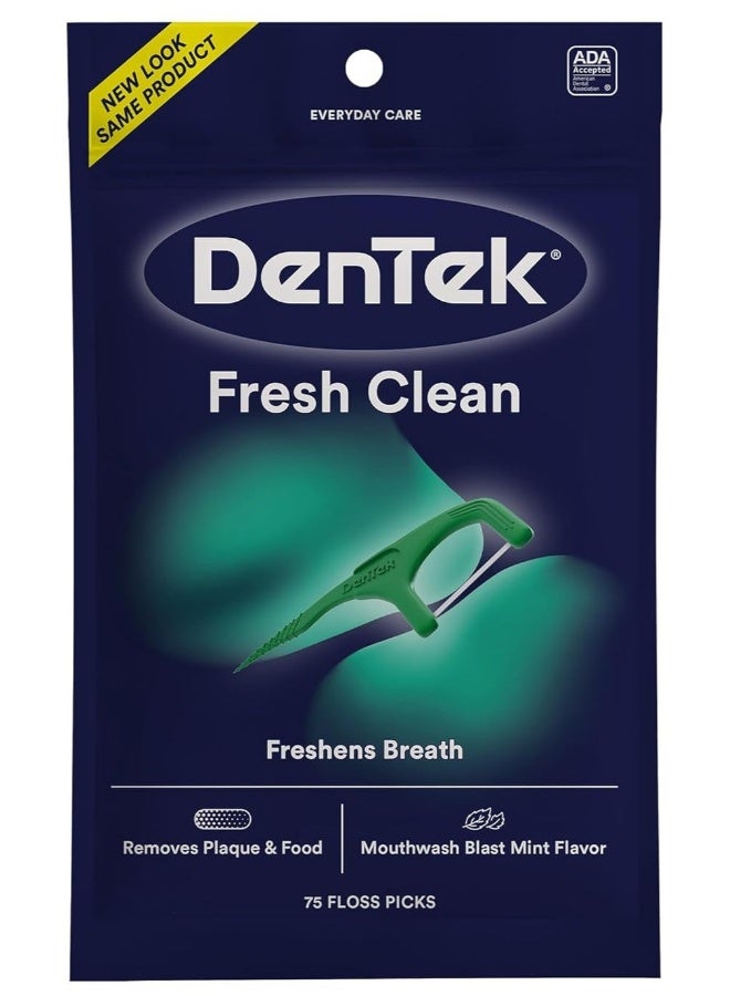 Dentek فراش كلين 75 قطعة خيط تنظيف الأسنان 36 - Image 2