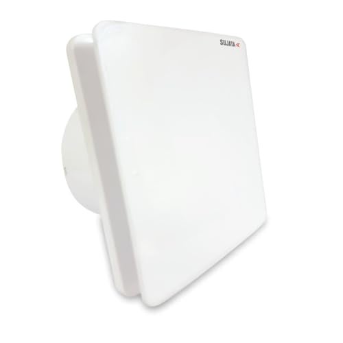 Sujata 6 Inch Premium Exhaust Fan for Kitchen, Bathroom & Office | 2 Years Warranty | 150MM High Speed Exhaust Fan | 2300 RPM | 100% Copper Winding Motor | Strong Air Suction (APB243 - White) - Image 1