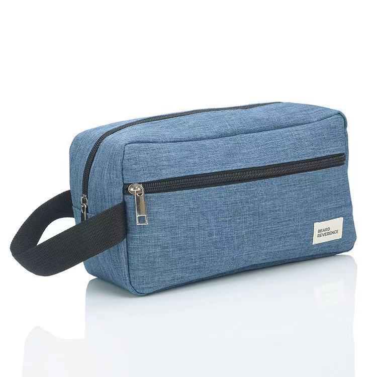 Large Capacity Mens Organizer Handbag 300D navy blue 