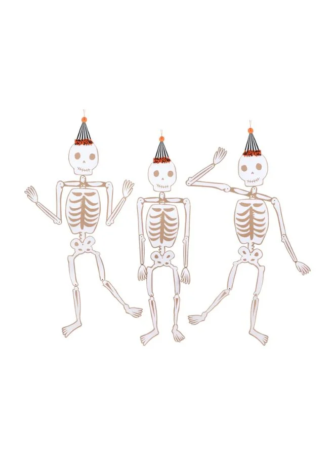 Meri Meri Vintage Giant Halloween Jointed Skeletons
