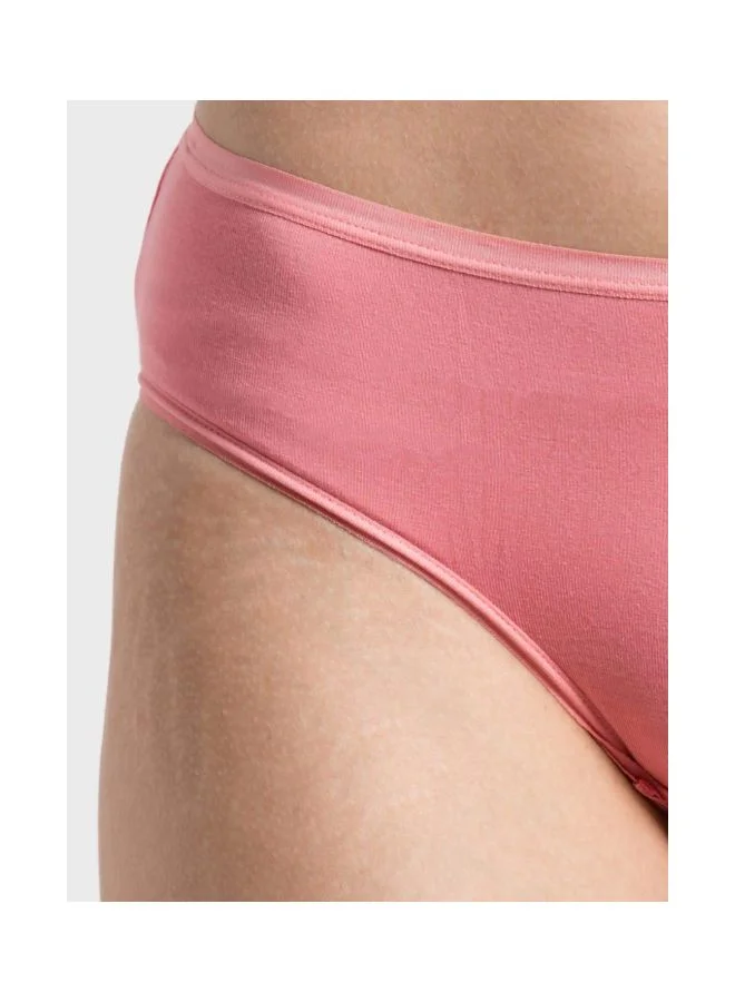 JOCKEY Jockey 1807 Women High Coverage Micro Modal Elastane Stretch Mid Waist Hipster with Ultra soft Exposed Waistband