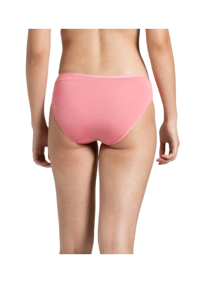جوكي Jockey 1807 Women High Coverage Micro Modal Elastane Stretch Mid Waist Hipster with Ultra soft Exposed Waistband