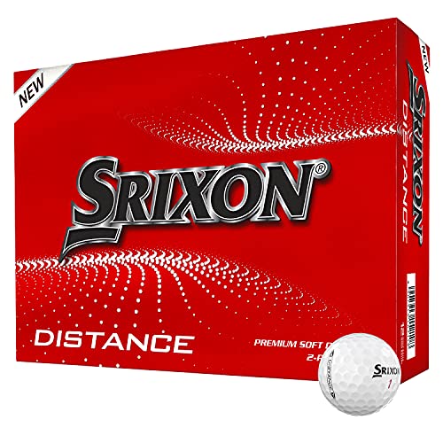 Srixon 2021 Distance Soft Golf Balls | White | Pack of 12 Balls - Image 1