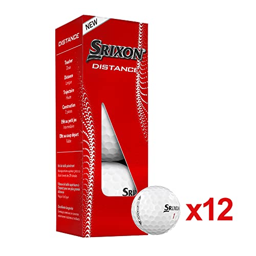 Srixon 2021 Distance Soft Golf Balls | White | Pack of 12 Balls - Image 2