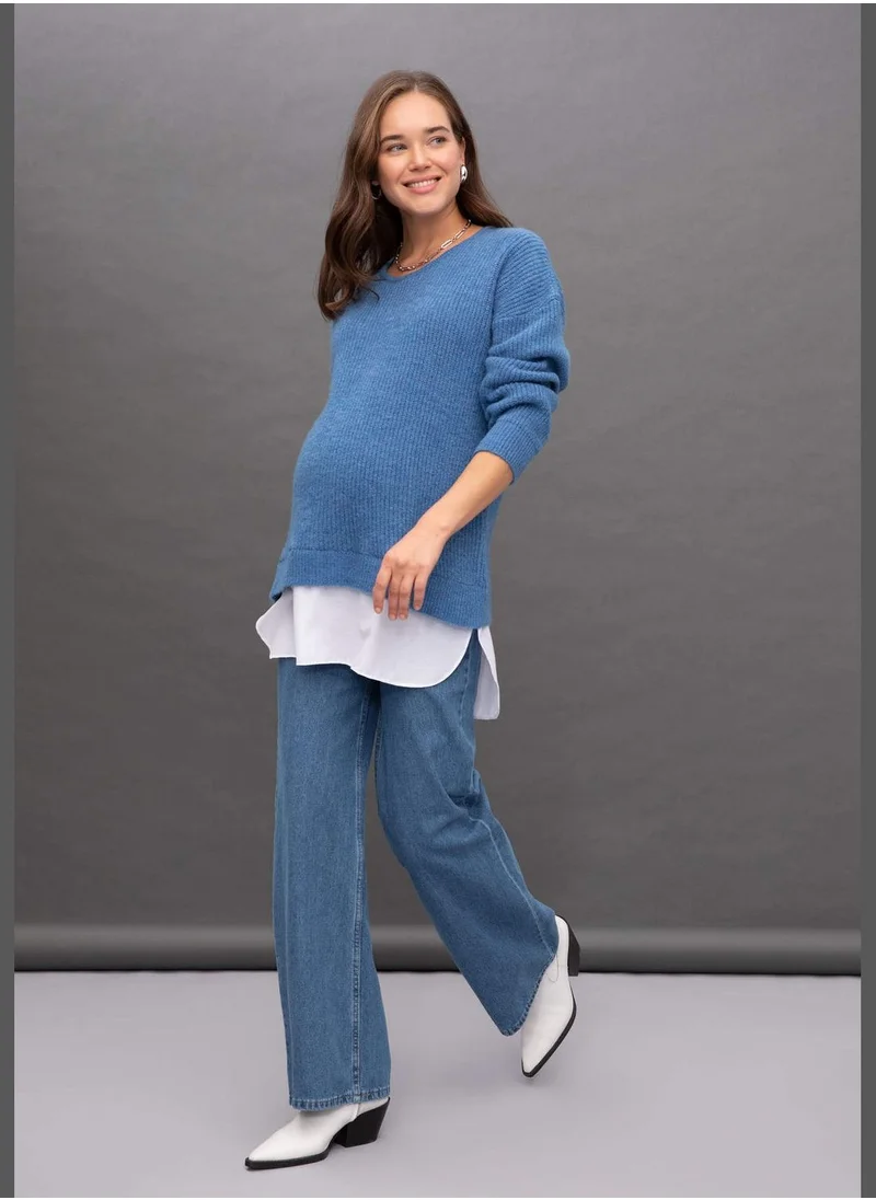 DeFacto Woman New Regular Fit Tricot Maternity Tops