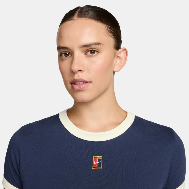 Nike Blue Women's Heritage Tennis Graphic T-Shirt for Women | Best Price UAE