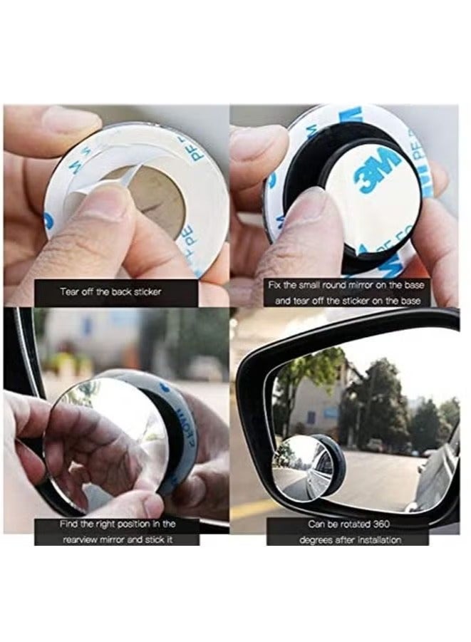 Universal Car Rear View Suction Cup Mirror for the blind spot suitable for all cars - Image 1