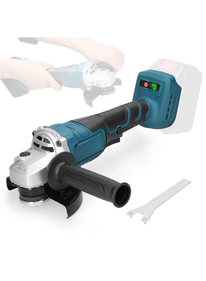 125 Type Electric Grinding Tool Brushless Motor Multifunctional Angle Grinder Handheld Lithium Cutter Utility Power Tool for Cutting Polishing Ceramic Tile Wood Stone Steel  - Image 1