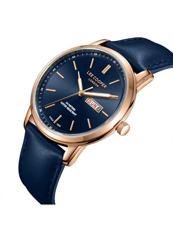 Lee Cooper Men's Leather Analog Watch LC08235.499 - 42 mm