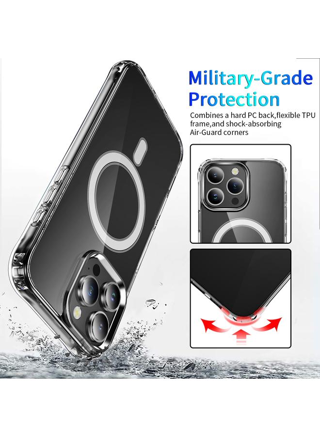 S-TOP Case For iPhone 16 Pro Max Four Corner Airbags MagSafe Magnetic Phone Case - Image 3