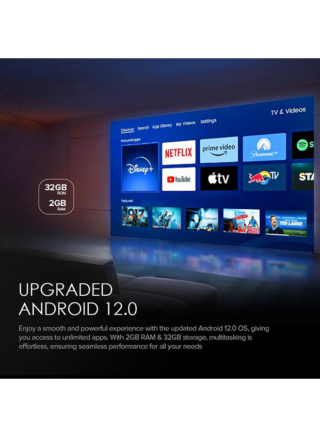 Wownect Pro Smart Android 12.0 Projector With 150 Inch Projector Screen 4K FHD 1080P,1200 ANSI [Auto Focus/Auto Keystone]Wifi 6 BT 5.0 [Fully Sealed] PROJ-WO-103-AN_SCR-05 Beam Pro with Screen - Image 5
