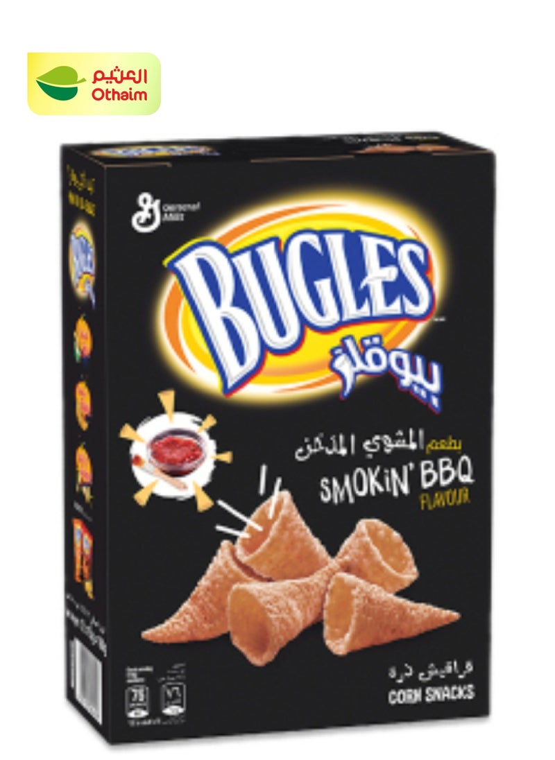 Bugles Snacks Smoking Bbq 125G × 18 