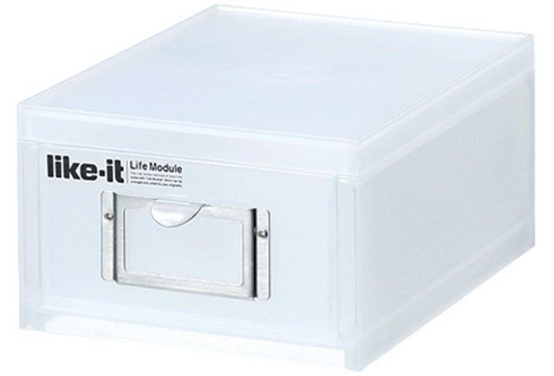 Like-it | MX-16 | A6 File Unit | Small Drawer for Desktop, Office Organizer, | Desk, Kitchen, Shelf, Stapler, Sticky Notes, Clip | 7.91" × 5.71" × 6.46" | Tr. White | - Image 5