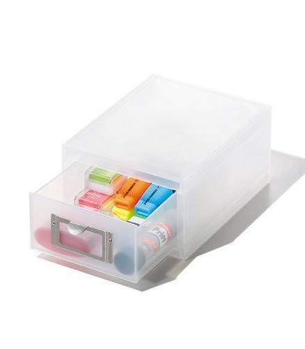 Like-it | MX-16 | A6 File Unit | Small Drawer for Desktop, Office Organizer, | Desk, Kitchen, Shelf, Stapler, Sticky Notes, Clip | 7.91" × 5.71" × 6.46" | Tr. White | - Image 4