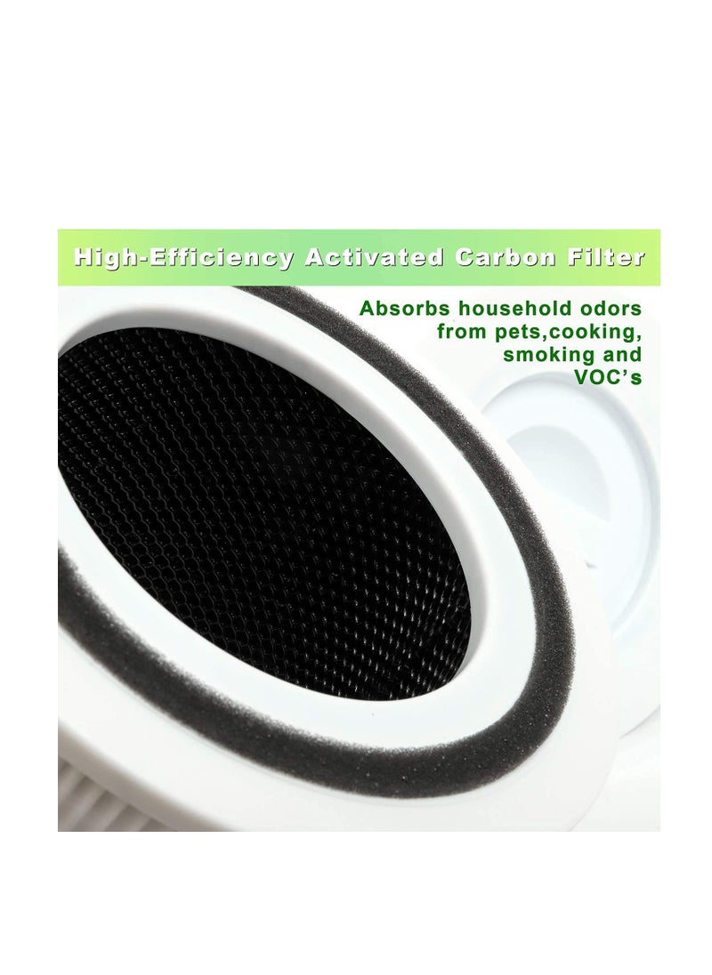 SYOSI - Core 300/350 Replacement Filters, Compatible with Levoit Core 300/p350 Air Purifier Filter Activated Carbon Filter Element - Image 1