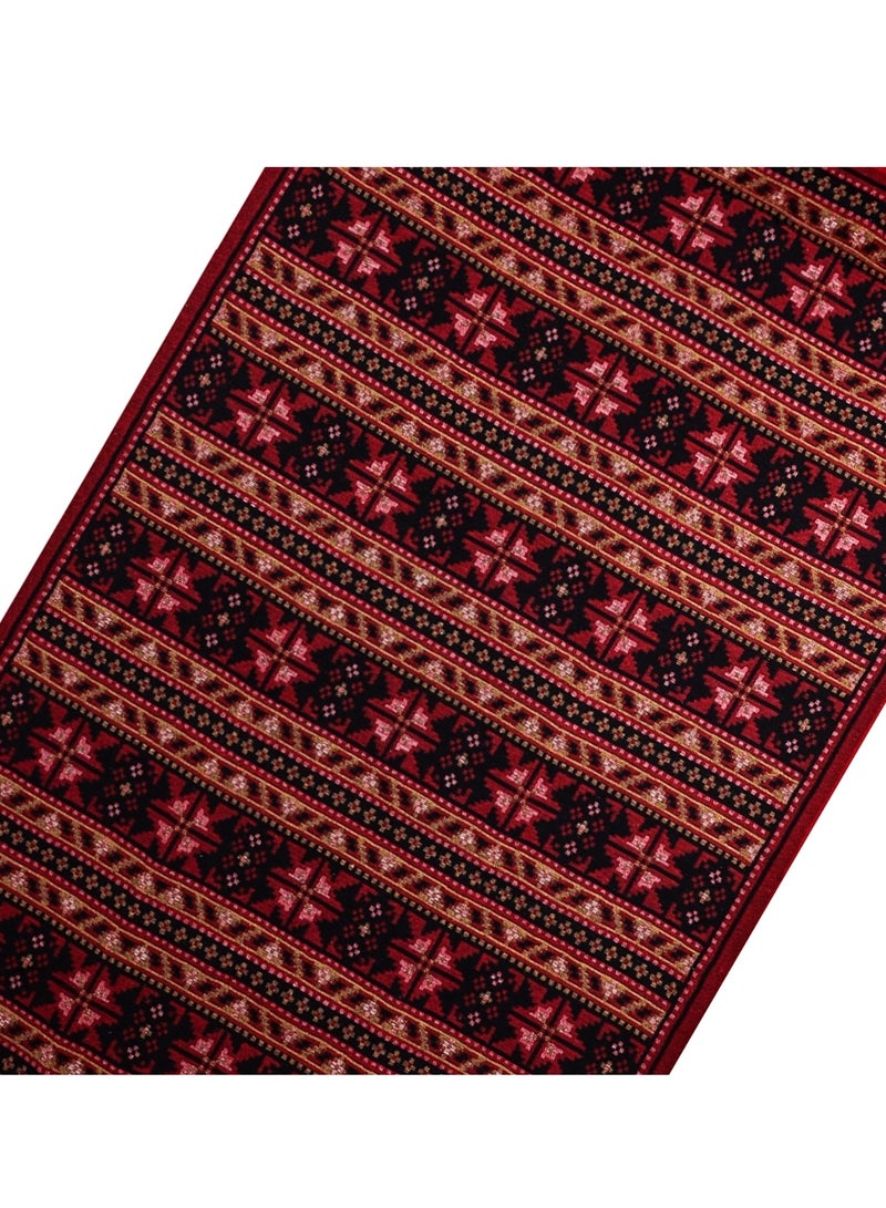 BiggHome Area Rug 80x150cm, Made in Turkey, Indoor Area Rug, Carpet for Home, Machine Washable, Durable, Ethnic-Inspired Pattern for Living Room - SA25BA - Image 3