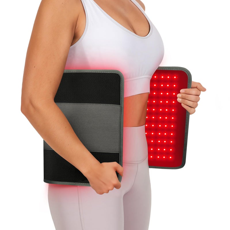 Comfytemp 24â€™â€™ x 12â€™â€™ Red Light Therapy Pad for Body, Wearable Near Infrared Light Therapy Wrap with Timer, 242 LEDs Large Light Pad for Back Joint Muscle, 660nm & 850nm, 32W - Image 1