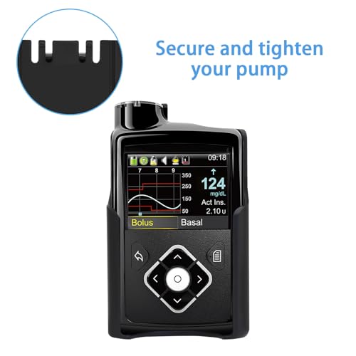 folosem Diabetic Insulin Pump Holder,360°Swivel Pump Belt Clip for Medtronic MiniMed 770G 670G 630G 640G 780G,MiniMed Pump Case - Image 2