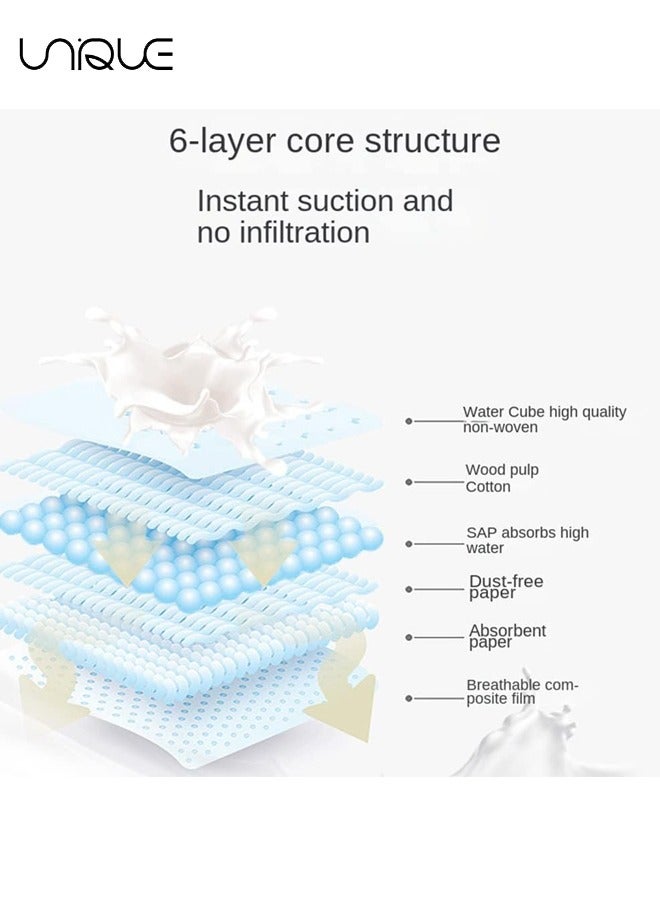 Unique 100 Pcs Disposable Nursing Nipple Pads - 6D Flower Shape Nursing Pads - Individually Packaged Super Absorbent and Breathable Breastfeeding Pads  - Image 2