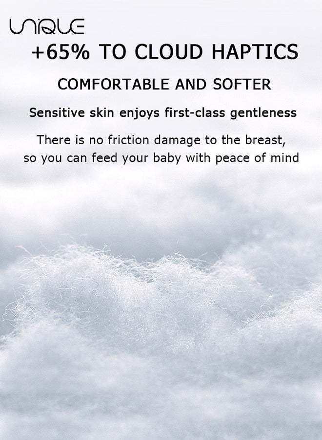 Unique 100 Pcs Disposable Nursing Nipple Pads - 6D Flower Shape Nursing Pads - Individually Packaged Super Absorbent and Breathable Breastfeeding Pads  - Image 3