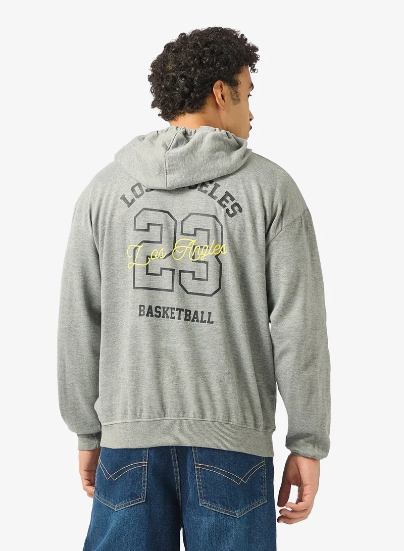 Seventy Five Graphic Print Hoodie