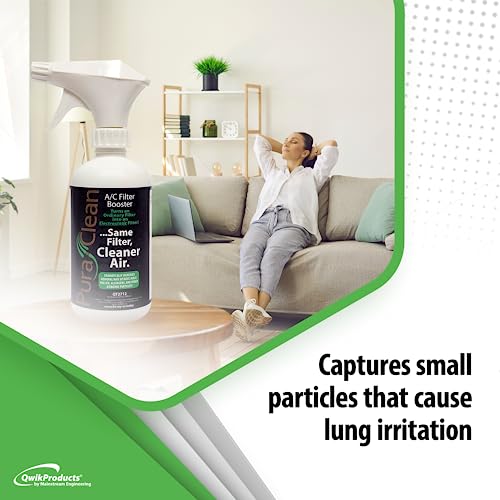 QwikProducts PuraClean Air Filter Spray Cleaner, Improve Air Filtration Helps Remove Air Pollutants, Dust, and Debris, Increases Capture in Air Filter for Cleaner Air, 12 Ounces - Image 3