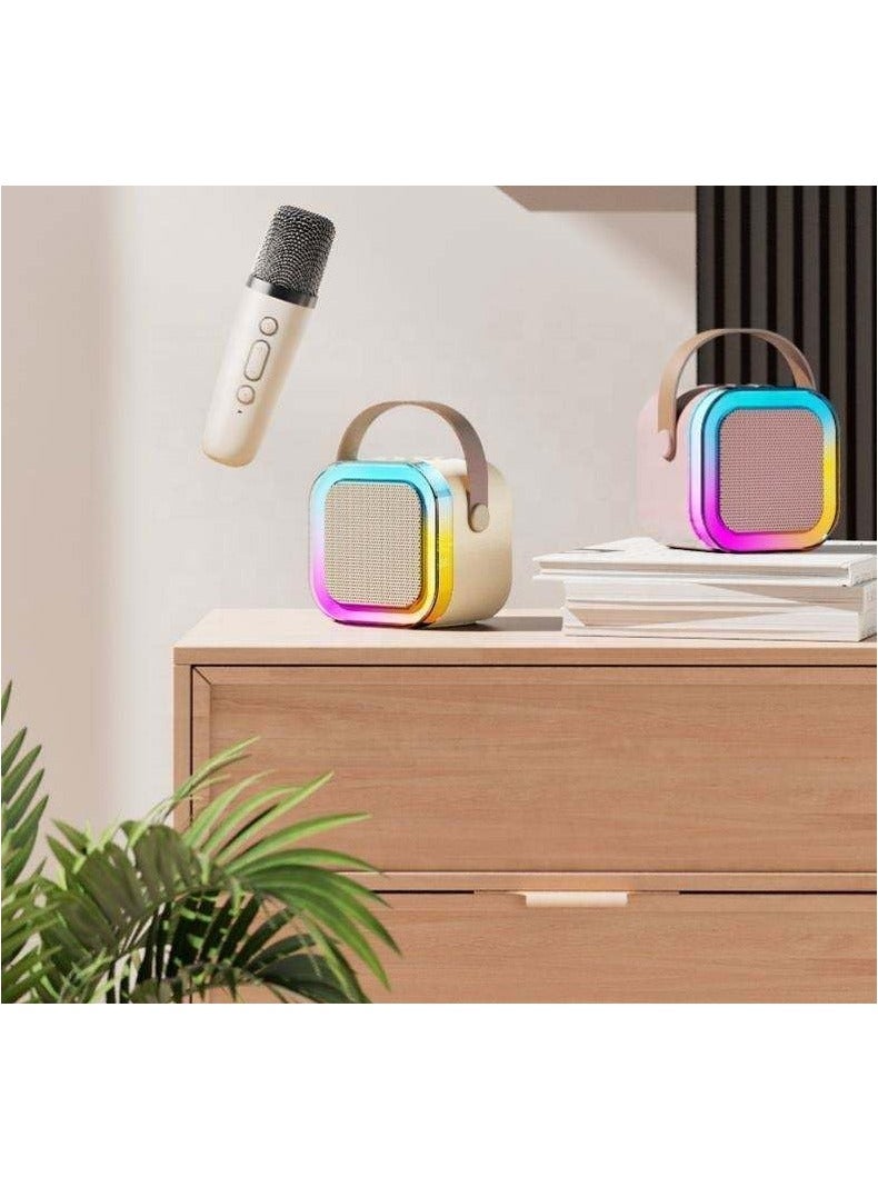 ELTRAZONE Mini Karaoke Machine with 1 Wireless Microphone – Portable Bluetooth Speaker for Kids & Adults, Perfect Birthday Gift for Ages 4-10, Assorted Color - Image 5