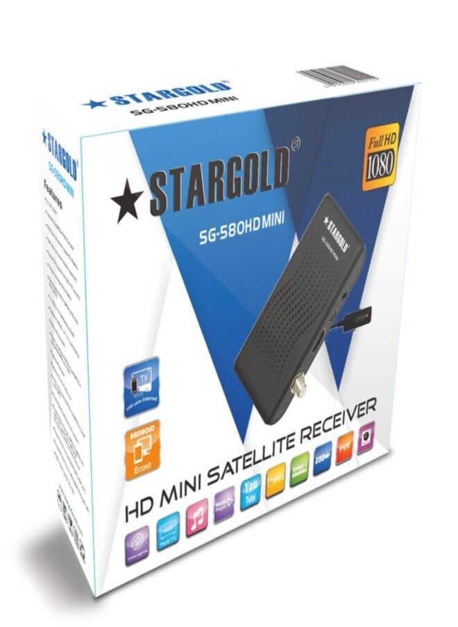 Stargold - HD Satellite Receiver MPEG2 SD, MPEG2 HD, H.264/AVC HD With Automatic Pal/ NTSC Conversion 5000 Channels Tv And Radio Programmable - Image 1