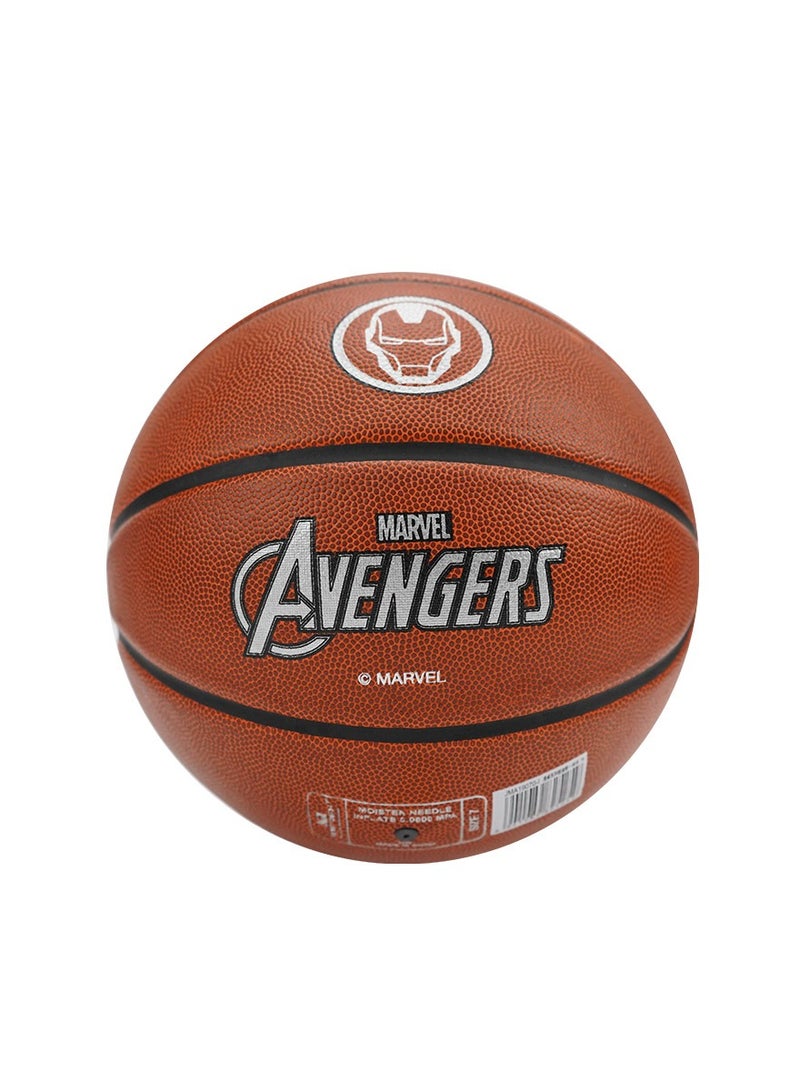 جوريكس كرة السلة، كرة سلة عالية الجودة لجميع الملاعب، كرة سلة مارفل شكل آيرون مان, مقاس 25 × 25 × 25 سم للعب في الأماكن المغلقة أو الهواء الطلق للمسابقات اللعب الترفيهي للأولاد والبنات والبالغين والأطفال - Image 2