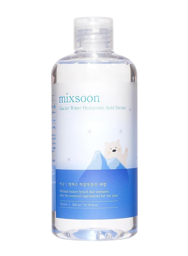 mixsoon [Mixsoon] Glacier Water Hyaluronic Acid Serum 10.14 fl oz / 300ml | Hyaluronic Serum for skin soothing and skin moisturization | Cruelty-free - Image 1