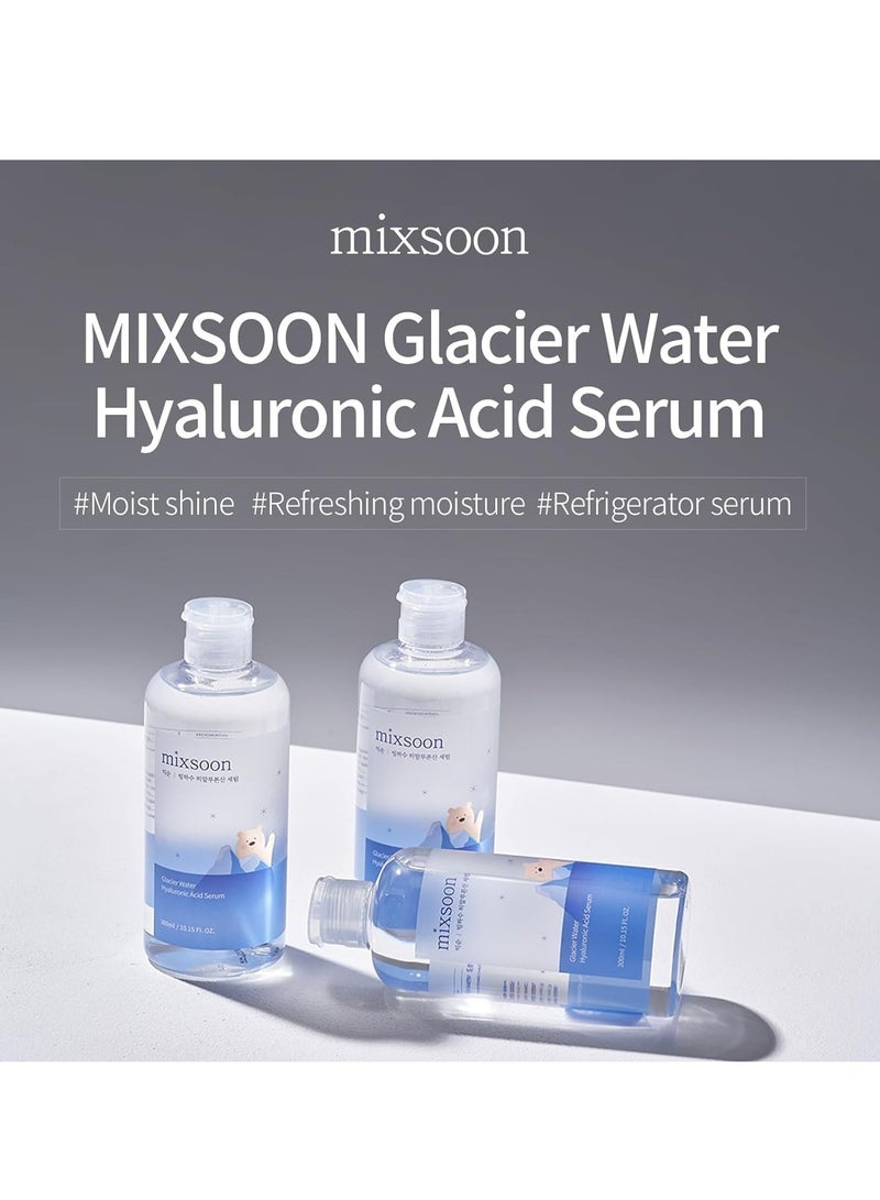 mixsoon [Mixsoon] Glacier Water Hyaluronic Acid Serum 10.14 fl oz / 300ml | Hyaluronic Serum for skin soothing and skin moisturization | Cruelty-free - Image 5