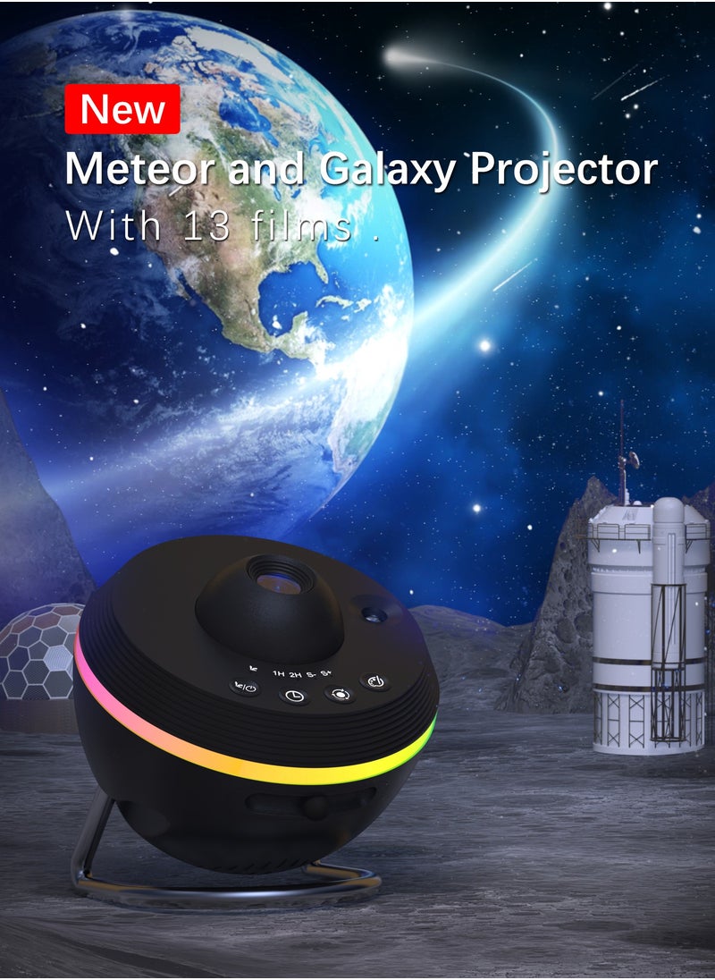 milkyway - Galaxy Projector Hd Image Large Projection Area Bedroom Night Light Led Light Planetarium Projector - Image 1