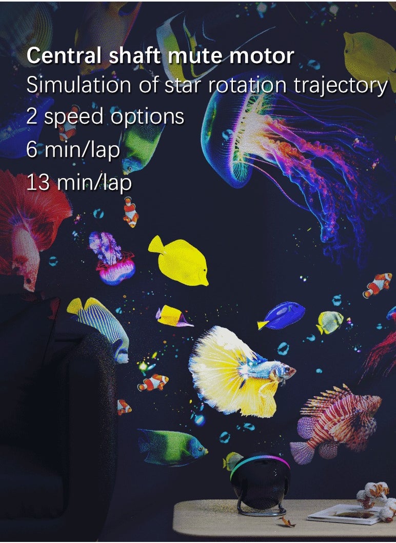 milkyway - Galaxy Projector Hd Image Large Projection Area Bedroom Night Light Led Light Planetarium Projector - Image 1
