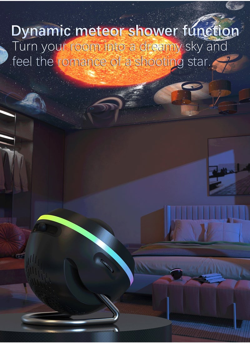 milkyway - Galaxy Projector Hd Image Large Projection Area Bedroom Night Light Led Light Planetarium Projector - Image 1
