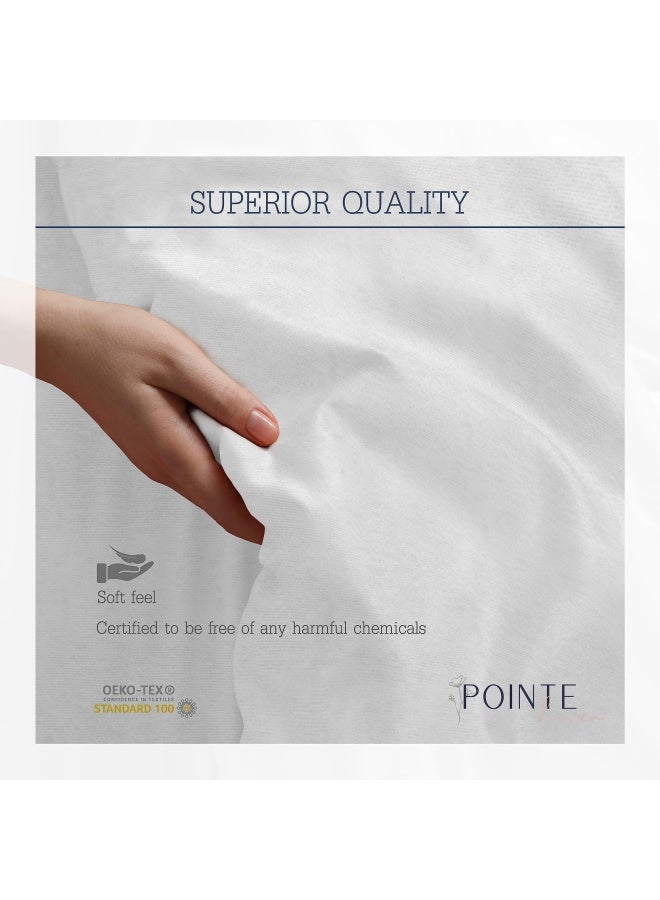 Pointehaven Heavy Weight Flannel Sheet Set, Queen, Snow Flakes - Warm & Cozy - 100% Cotton Flannel Pre-Shrunk -170 GSM -Deep Pockets -Easy Fit Elastic All Around-Comfy Double Brushed - Image 5